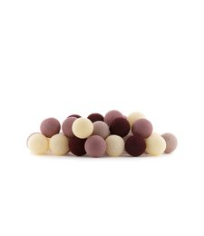 String lights with rose garden and adapter, available in 10, 50, 35, and 20 count variants. The lights feature a mix of pink, white, and burgundy colored bulbs in a decorative string.