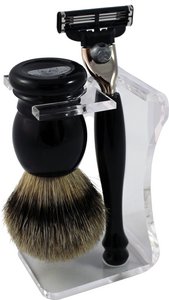 Shaving set black