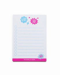 A6 'To do' Notepad with 50 sheets, lined pages, and colorful floral designs.