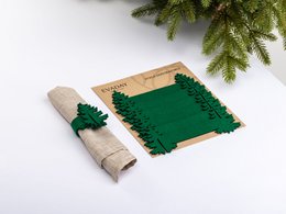 Ronds de serviette de Noël ARBRE DE NOEL