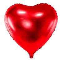 Folienballon Herz rot - 45 Zentimeter