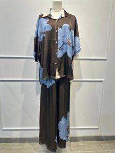 Ensemble Large Imprimé Fleuri - 100% VISCOSE - 90371