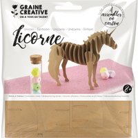 CARDBOARD UNICORN TROPHEE  150x150MM