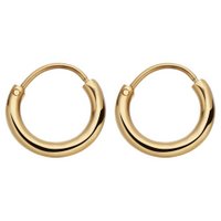Ronde hoepels oorbellen goud