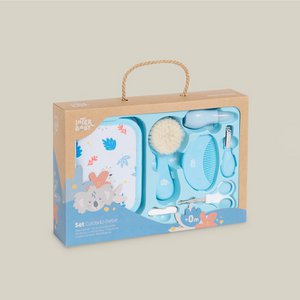 TOILET BAG (COMB+BRUSH+SCISSORS) - MOD. KOALA - BLUE