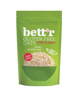 Gluten Free Oats Fine Flakes, organic, Bett'r, 300g