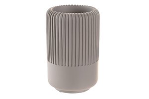 VASO CEMENTO 7X7X11 MATE GRIS PB203625