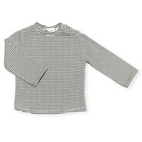 Longsleeve small stripes dark forest