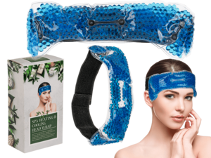 Blue Spa Heating and Cooling Head Wrap,