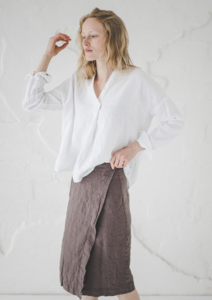Classic Linen Skirt
