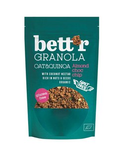 Granola Almond Choc Chip, organic, Bett'r, 300g