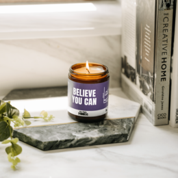 Candela regalo – MOTIVATION MOOD – Cera di soia profumata fatta a mano