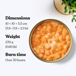 Karamel Popcorn Candle Can