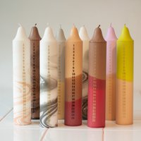 Adventskerze Beige, Weihnachtskalender