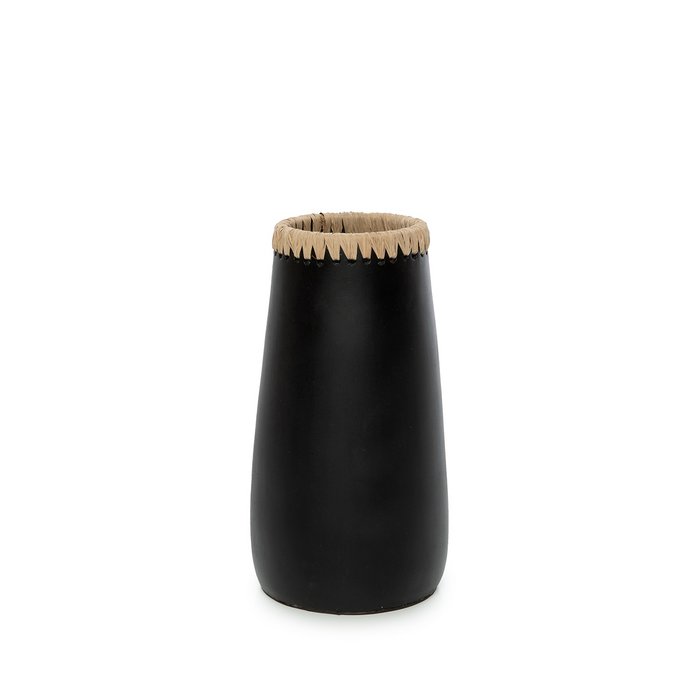 The Sneaky Vase - Zwart Naturel - M