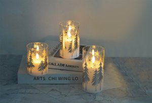 NIKOLAO Led-Kerze 7,5xh12,5cm