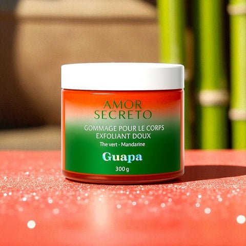 Grupid exfoliating body scrub - Green tea/mandarin
