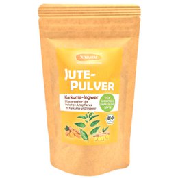 Organic jute powder turmeric ginger meal supplement drink. Contains natural ingredients like jute, turmeric, and ginger. Suitable for a healthy lifestyle.