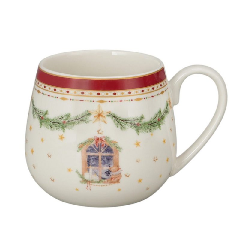 Porcelain mug Happy Holidays 440 ml