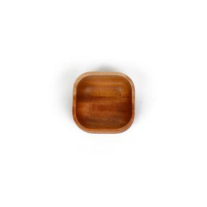 Handmade Tableware - Square Bowl 10x10 cm - Eco-friendly - Khaya wood