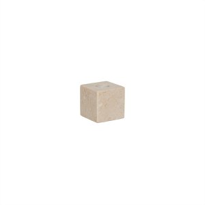 Savi Square Marble Candleholder - Low