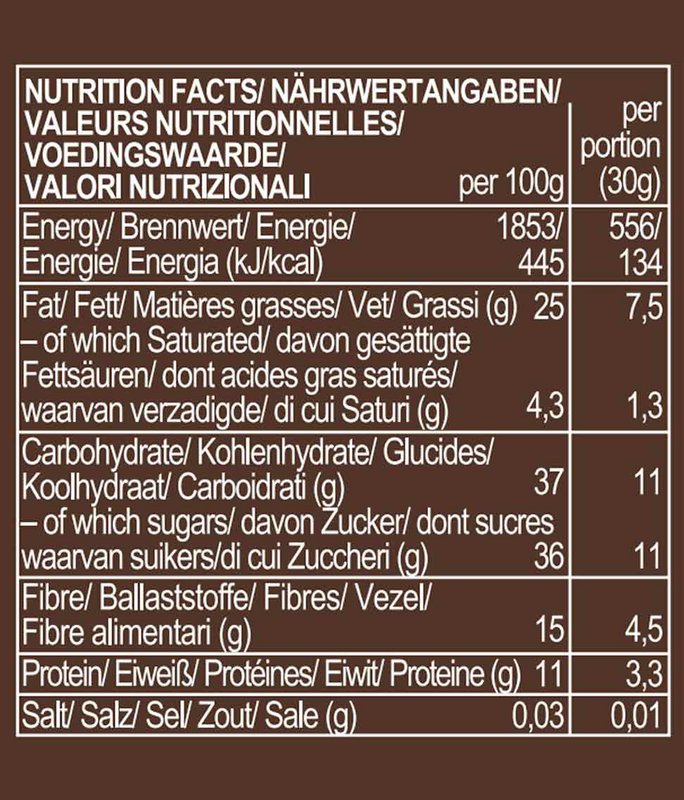 Cacao Nibs Bar, organic, Roobar, 30g