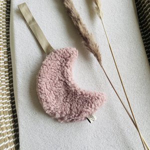 Pacifier cloth Moon - Teddy Old Pink