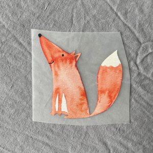 Iron-on picture fox