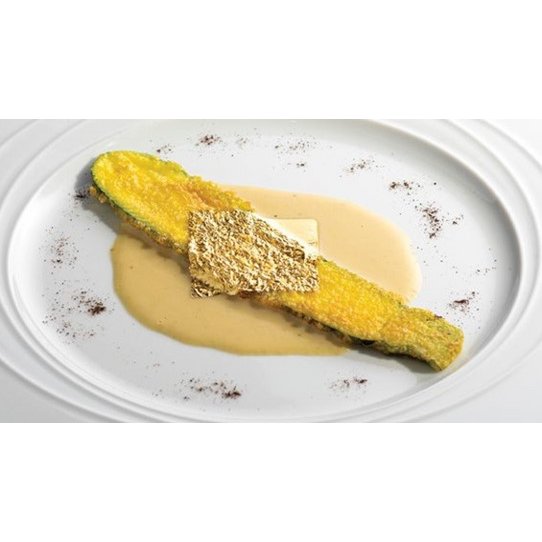 Feuille d'or alimentaire 23 Kt - 50x50 - 5 feuilles