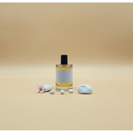 Elegant floral perfume with notes of lavender and citrus.