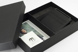 FRAME kortholder - sort rhodium