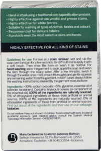 Biobel coconut stain bar