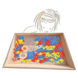 Spielkiste aus Holz Pure Play - Handgefertigt
