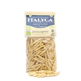 Organic artisan pasta from Italy, strozzapreti shape, 100% Italian ingredients.