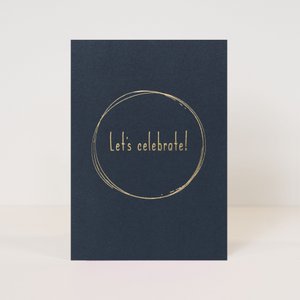 Postcard 'Let's Celebrate'