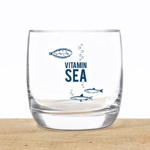 Whiskeyglas aus Kristall „Vitamin Sea“ – maritimes Design, Made in EU