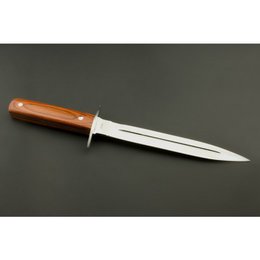 ED MAHONY Hjortebille, jagtkniv (sofanger), 440C