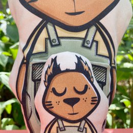 Umweltfreundliches Eichhörnchen-Kuscheltier