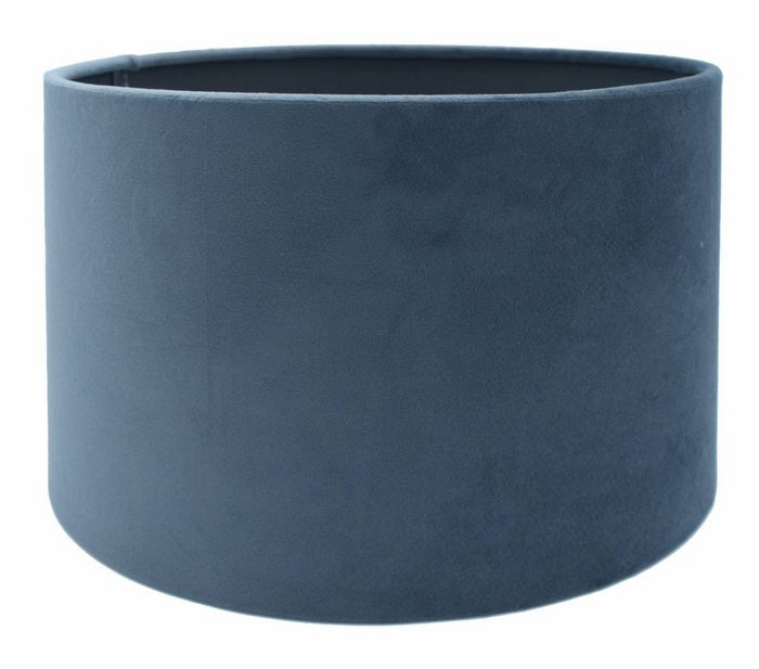 Lampenkap Cilinder VELOURS Navy Blue