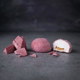 CARAMEL FILLED MALLOWS + RUBY CHOCOLATE BOX - 5 PCS