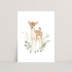 Ansichtkaart hert