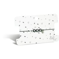 Armband Ich liebe dich Schwarz und Weiß