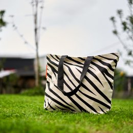 Shopper durable - NoMorePlastic - Zebra