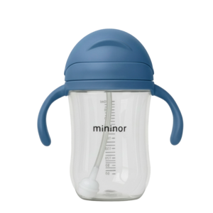 Trinkhalmflasche 330ml „Blauwal“