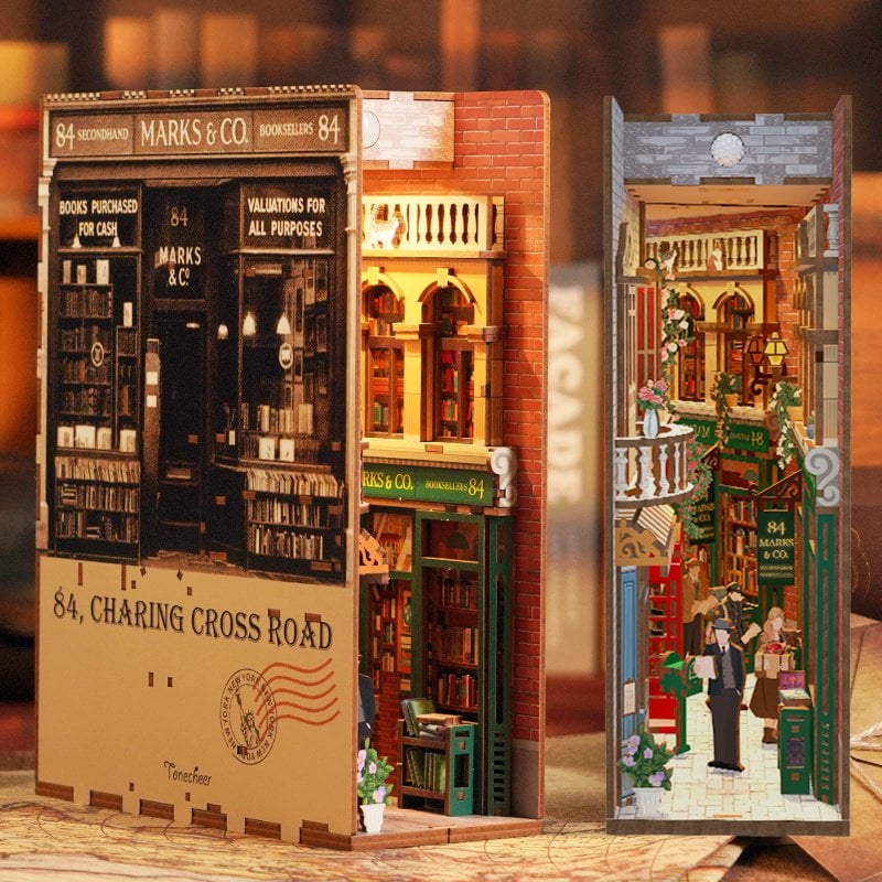 DIY Boek Nook 84 Charing Cross Road Houten Kit