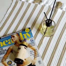 Tappetino da bagno Tuana Peshtemal con nappe