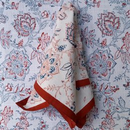 Tovagliolo 'Fiore' Rosso/Blu