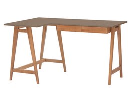 LUKA L-Shaped Desk Left/Right Handed 135x85cm