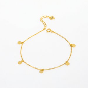 Tiny Coin Anklet