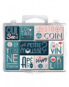 Box mit Mini-Magneten - Aperitif-Club